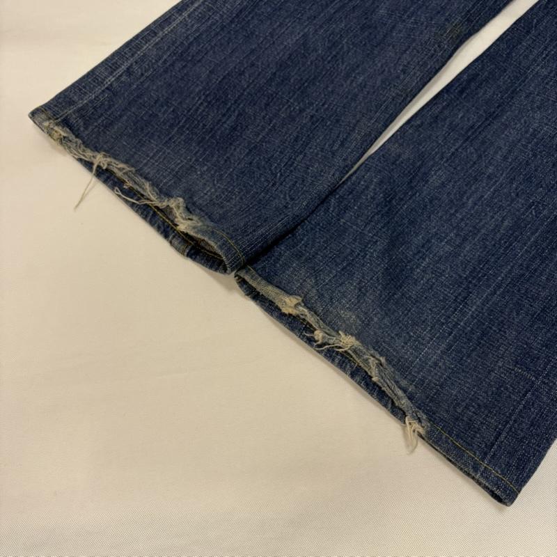 トゥルーレリジョン TRUE RELIGION パンツ ワークパンツ、ペインターパンツ 814 デニム フレア デニム パンツ USA製 28インチ インディゴ / インディゴ / Indigo メンズ USED 古着 中古 50170490