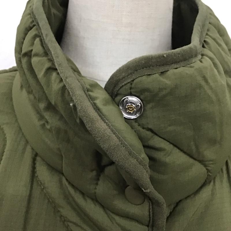 ザラ ZARA コート コート一般 4391 717 505 撥水加工パフジャケット キルティングコート S 無地 カーキ / カーキ / レディース USED 古着 中古 10112155