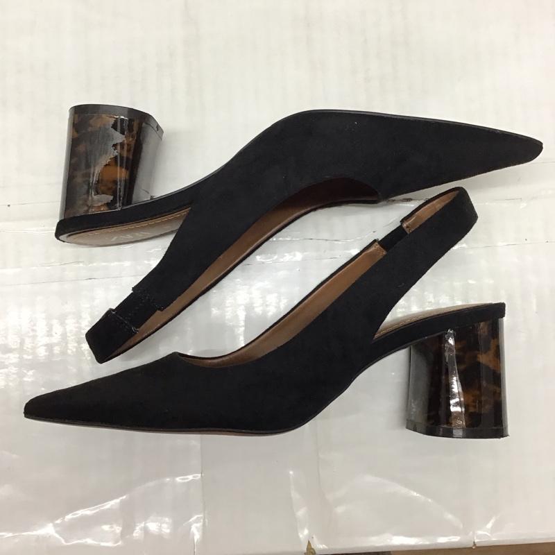 ザラ ZARA パンプス パンプス 6200 001 040 べっ甲ヒール 36 無地 黒 / ブラック / レディース USED 古着 中古 10118862