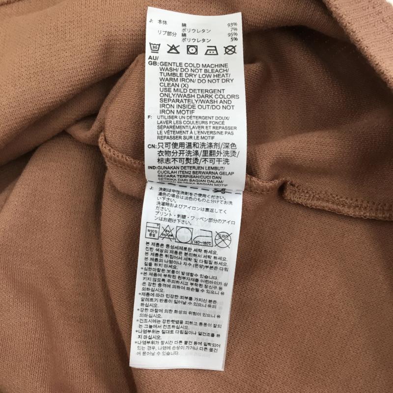 アディダス adidas Tシャツ 半袖 S ロゴ、文字 桃 / ピンク / X ベージュ / ベージュ / レディース USED 古着 中古 10128108