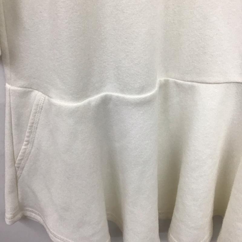 ポロラルフローレン POLO RALPH LAUREN ワンピース ロングスカート 長袖ロングワンピース スウェットワンピース クルーネック L プリント 白 / ホワイト / レディース USED 古着 中古 10136114