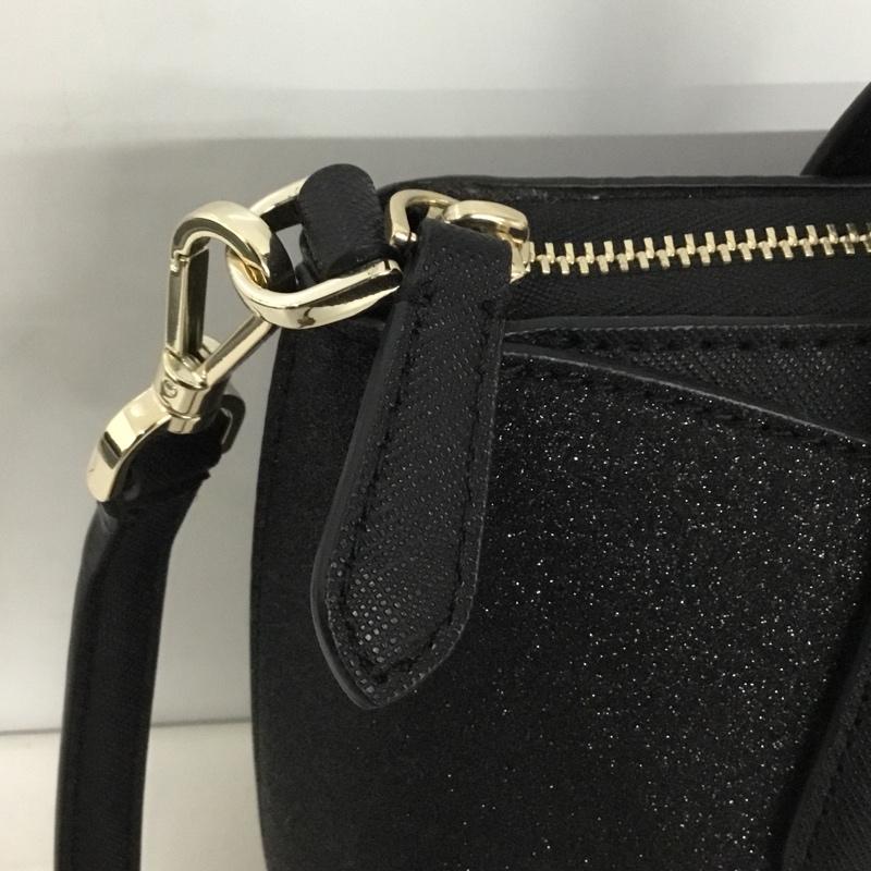 ケイトスペード Kate Spade ハンドバッグ ハンドバッグ ショルダーバッグ 2WAY ラメ K4625 ロゴ、文字 黒 / ブラック / レディース USED 古着 中古 10128989