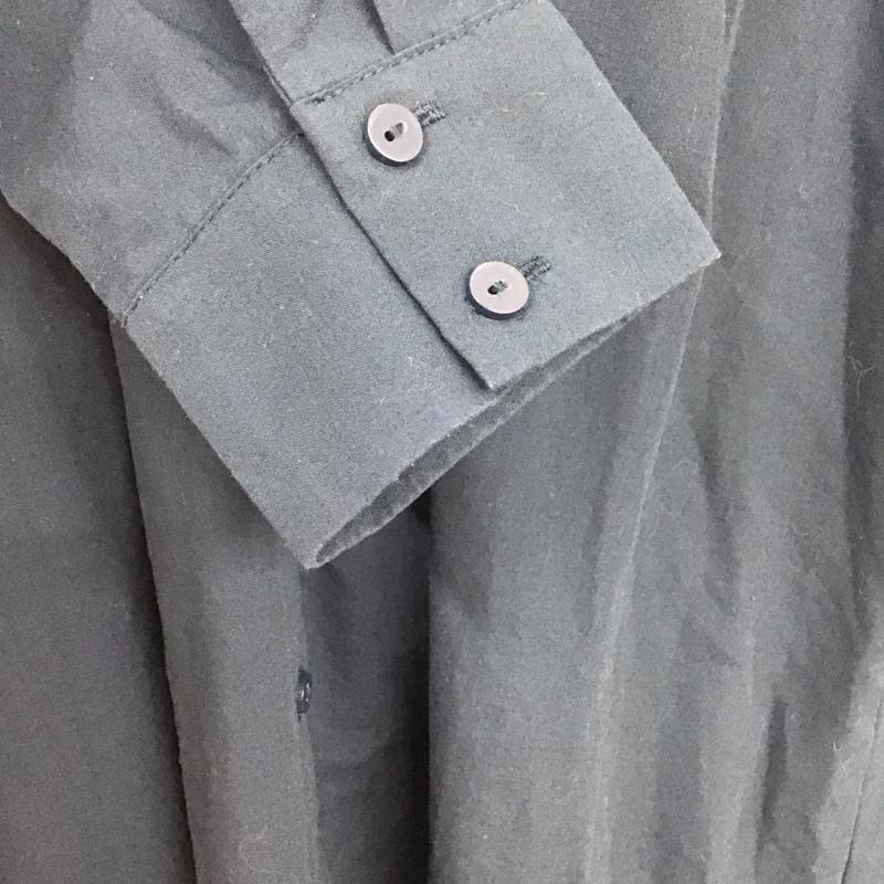 ザラ ZARA ワンピース ロングスカート 長袖シャツロングワンピース フレアワンピース ロングシャツワンピース XS 無地 紺 / ネイビー / レディース USED 古着 中古 10136026