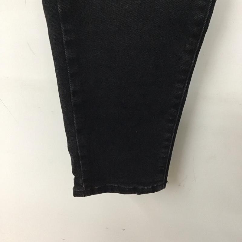 ザラ ZARA パンツ デニム、ジーンズ ブラックデニム 40 無地 黒 / ブラック / メンズ USED 古着 中古 10134838