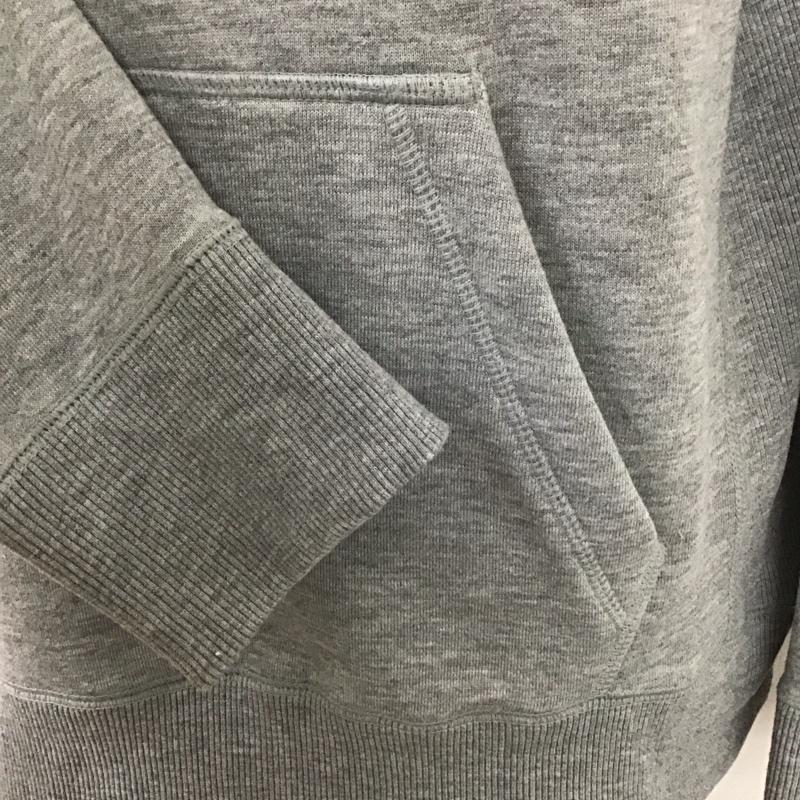 ザノースフェイス THE NORTH FACE パーカー 長袖 nt61795 カラーヘザードスウェットフーディ プルオーバーパーカー XL ロゴ、文字 灰 / グレー / メンズ USED 古着 中古 10127319