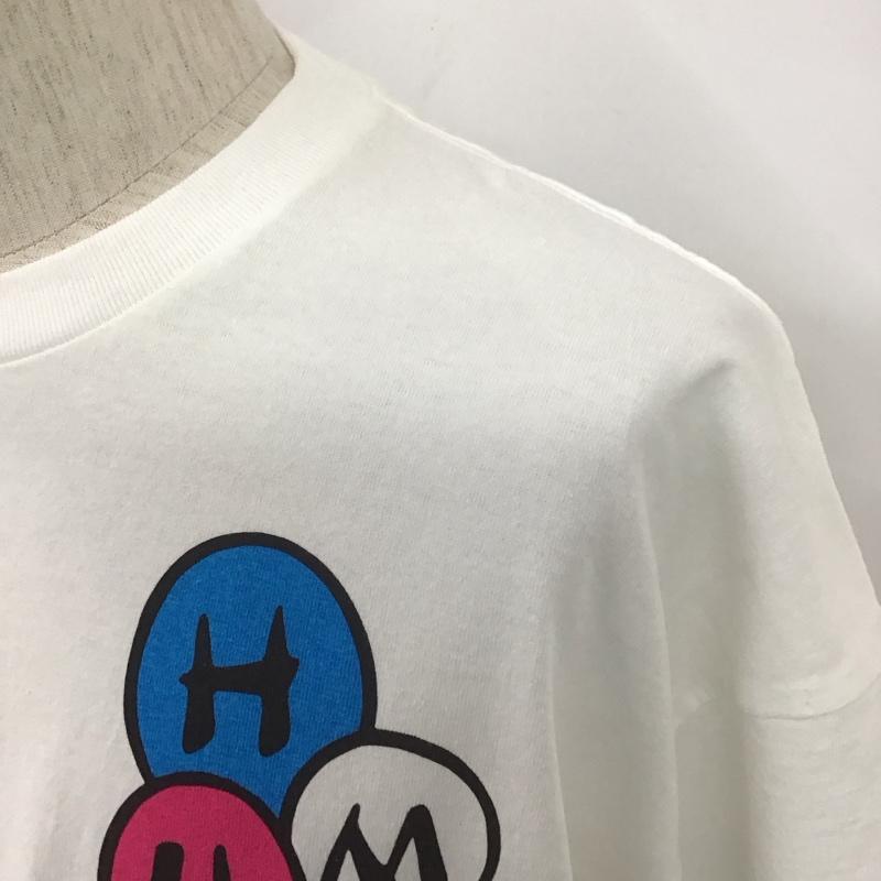 ヒューマンメード HUMAN MADE Tシャツ 半袖 半袖カットソー プリントTシャツ クルーネックカットソー XL プリント 白 / ホワイト / メンズ USED 古着 中古 10107744