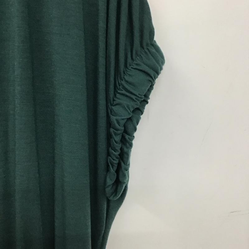 アパートバイローリーズ apart by lowrys ワンピース ロングスカート ロングワンピース ノースリーブロングワンピース プリーツスカート M 無地 緑 / グリーン / レディース USED 古着 中古 10137569