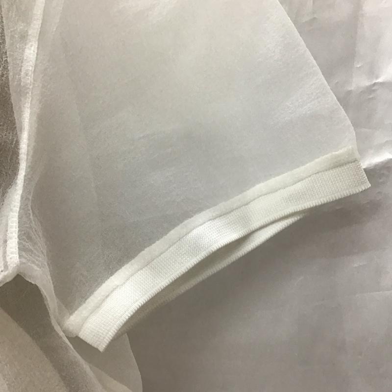 ザラ ZARA Tシャツ 半袖 5644 008 250 シアー S ロゴ、文字 白 / ホワイト / レディース USED 古着 中古 10115851