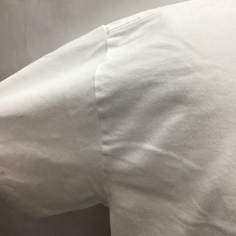 ニューエラ NEW ERA Tシャツ 半袖 半袖カットソー プリントTシャツ クルーネックカットソー XL プリント 白 / ホワイト /  メンズ USED 古着 中古 10111801