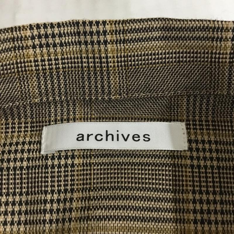 アルシーヴ archives ジャケット、上着 ジャケット、ブレザー 長袖ロングジャケット アウター カラーチェックジャケット FREE チェック マルチカラー / マルチカラー / レディース USED 古着 中古 10118565