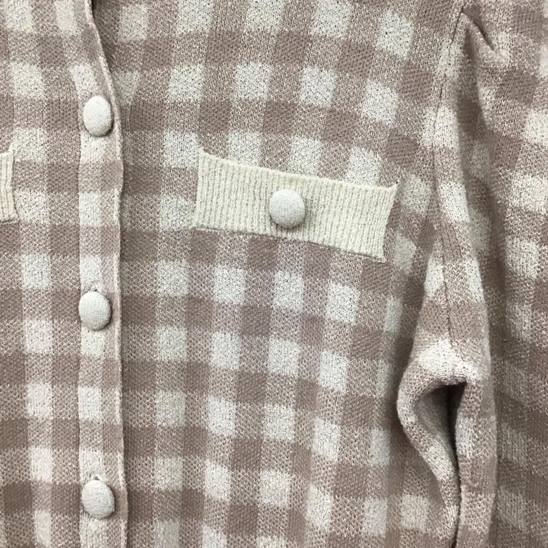 デイシー DEICY ワンピース ロングスカート 長袖ニットロングワンピース ウエスト切り替えワンピース ストレッチ FREE チェック マルチカラー / マルチカラー / レディース USED 古着 中古 10134188