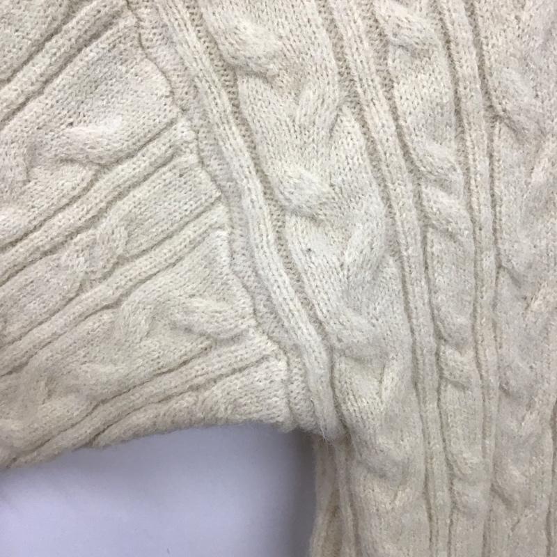 フリークスストア FREAK S STORE ワンピース ロングスカート 長袖ニットワンピース ロングスカート クルーネック FREE 総柄 白 / ホワイト / レディース USED 古着 中古 10135195