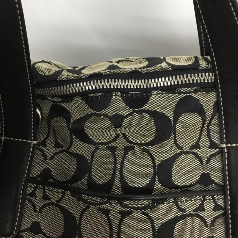 コーチ COACH ボストンバッグ ボストンバッグ 4253 シグネチャー 総柄 黒 / ブラック / レディース USED 古着 中古 10134826