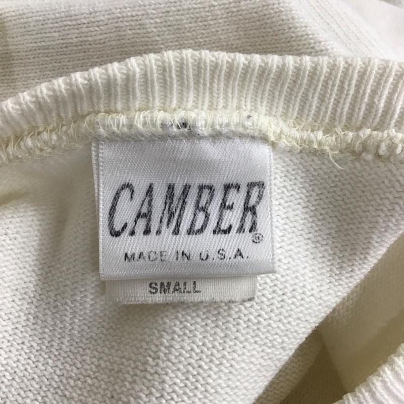 キャンバー CAMBER カットソー 長袖 長袖カットソー クルーネックカットソー ロングスリーブカットソー 無地Tシャツ S 無地 白 / ホワイト / メンズ USED 古着 中古 10107666