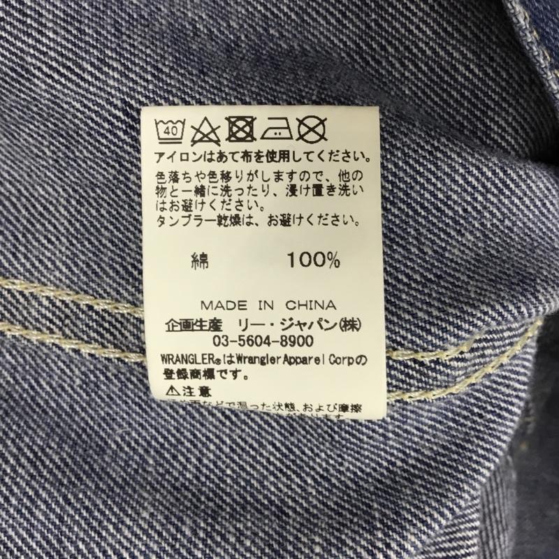 ラングラー Wrangler ジャケット、上着 ジャケット、ブレザー WS9107 Ron Herman デニムジャケット Gジャン XS 無地 青 / ブルー / レディース USED 古着 中古 10107477