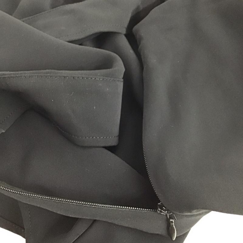 ザラ ZARA スカート ロングスカート ロングスカート フレアスカート カジュアルスカート XL 無地 黒 / ブラック / レディース USED 古着 中古 10135432