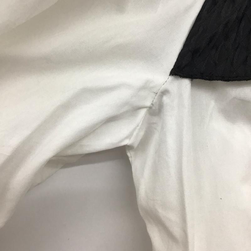 ザラ ZARA シャツ、ブラウス 長袖 M 無地 白 / ホワイト / X 黒 / ブラック / レディース USED 古着 中古 10137412
