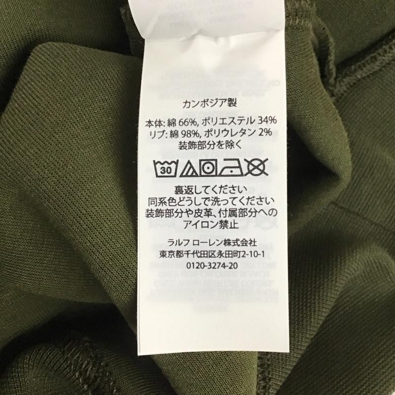 ポロラルフローレン POLO RALPH LAUREN カットソー 半袖 半袖カットソー プリントTシャツ クルーネックカットソー M ロゴ、文字 カーキ / カーキ / メンズ USED 古着 中古 10120382