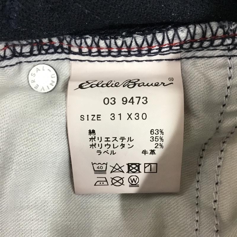 エディーバウアー Eddie Bauer ボトムス ボトムス ストレッチ 31×30 カジュアルパンツ 無地 紺 / ネイビー / メンズ USED 古着 中古 10116087