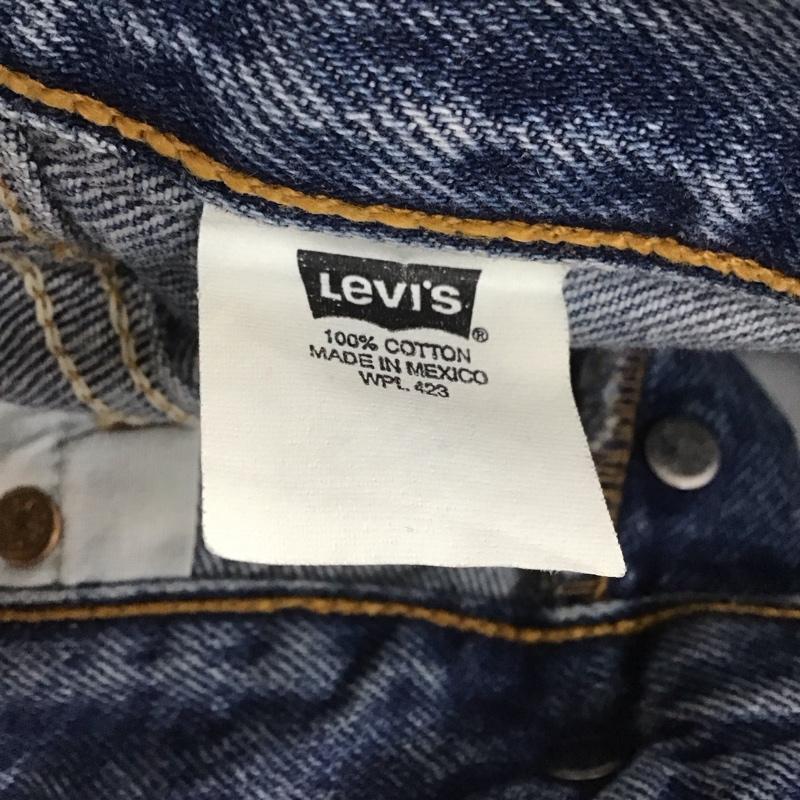 リーバイス Levi s パンツ デニム、ジーンズ 28インチ 無地 インディゴ / インディゴ /  メンズ USED 古着 中古 10128287