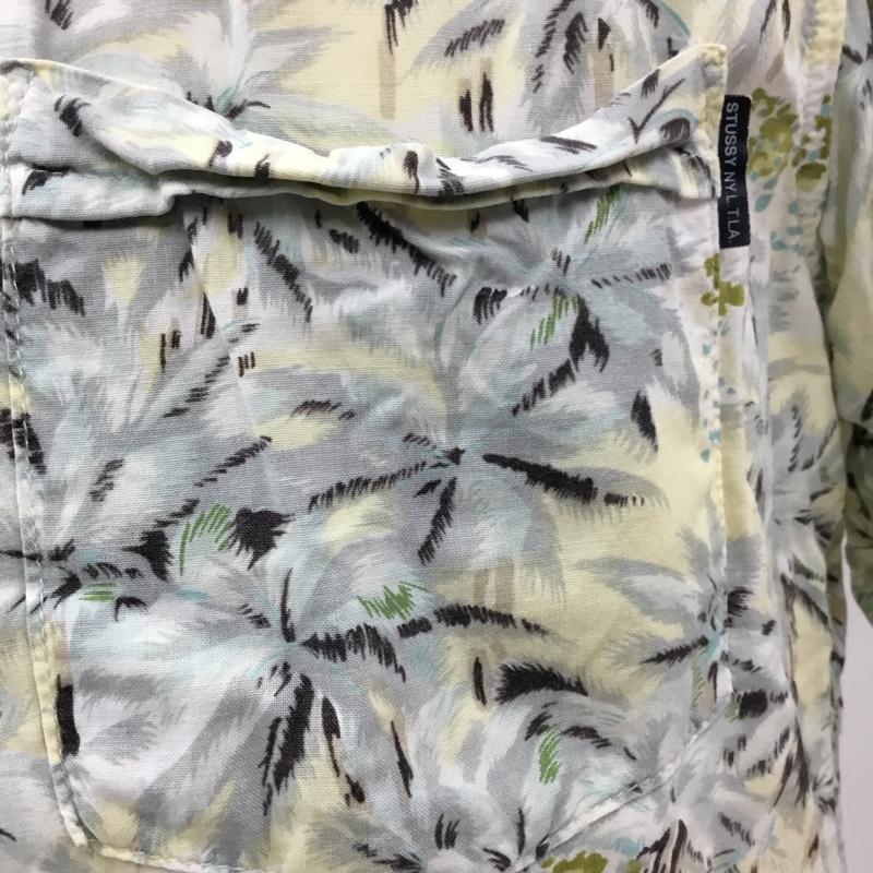 ステューシー STUSSY シャツ、ブラウス 半袖 半袖シャツ カラーシャツ 半袖カットソー アロハシャツ 90s L 総柄 マルチカラー / マルチカラー / メンズ USED 古着 中古 10105808