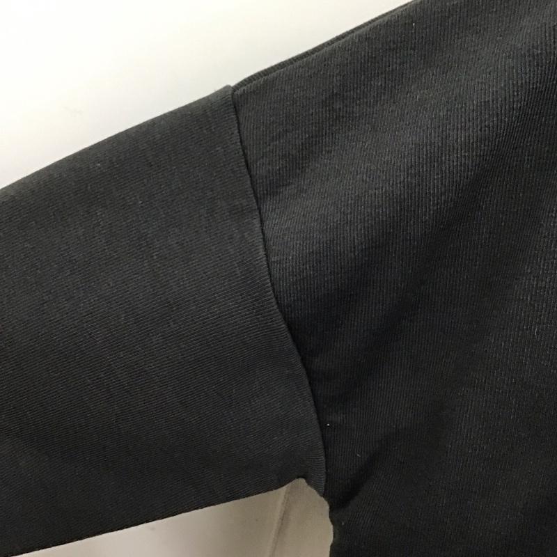 グリーンレーベルリラクシング green label relaxing トレーナー 長袖 3612-199-2046 長袖トレーナー スウェット クルーネック リブスウェットカットソー 無地 黒 / ブラック / レディース USED 古着 中古 10118011
