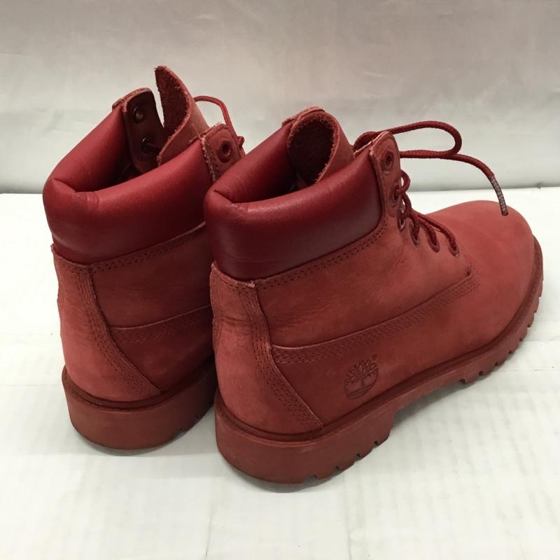 ティンバーランド Timberland ブーツ ショートブーツ A14X2 WS 6 IN PREMIUM BOOT 23cm 23.0cm ワンポイント 赤 / レッド / レディース USED 古着 中古 10118669