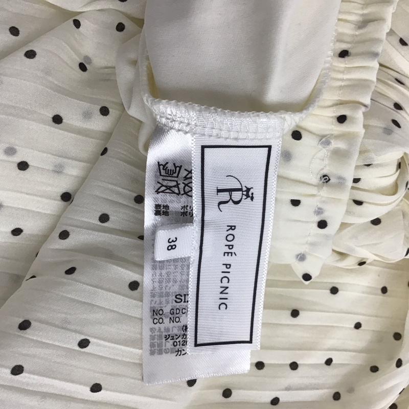 ロペピクニック ROPE PICNIC スカート ロングスカート 38 ドット 白 / ホワイト / レディース USED 古着 中古 10138061