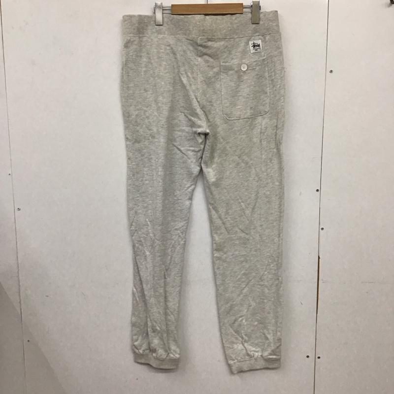 ステューシー STUSSY パンツ ワークパンツ、ペインターパンツ スウェットパンツ ワイドパンツ カジュアルパンツ L ロゴ、文字 灰 / グレー / メンズ USED 古着 中古 10135913