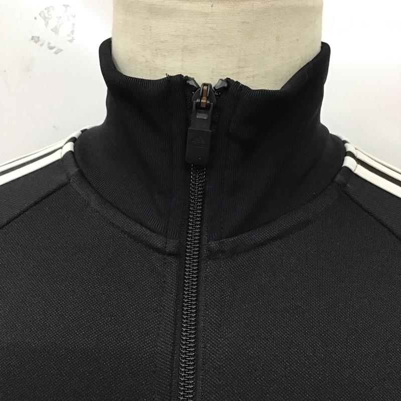 アディダス adidas ジャケット、上着 ジャケット、ブレザー H28922 SERENO スリーストライプス トラックジャケット スポーツウェア ジャージ L ロゴ、文字 黒 / ブラック / X 白 / ホワイト / メンズ USED 古着 中古 10123305