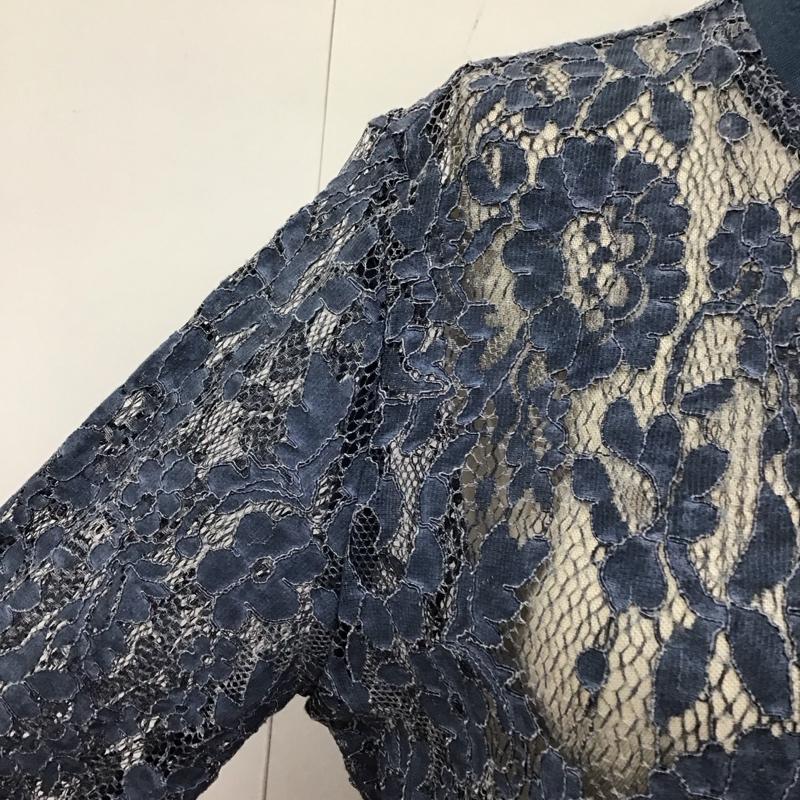 ザラ ZARA ジャケット、上着 ジャケット、ブレザー ジップアップジャケット ジャンパー ジャケット カジュアルジャケット M 総柄 青 / ブルー / レディース USED 古着 中古 10117999