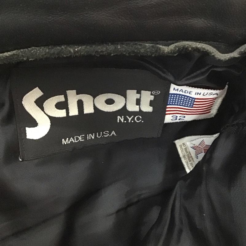 ショット schott パンツ ワークパンツ、ペインターパンツ レザーパンツ カジュアルパンツ ストレートパンツ 80s 32インチ 無地 黒 / ブラック /  メンズ USED 古着 中古 10124812