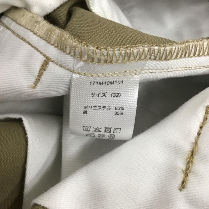 ディッキーズ Dickies パンツ ワークパンツ、ペインターパンツ ワイドパンツ カジュアルパンツ ワークパンツ 32インチ 無地 ベージュ / ベージュ /  メンズ USED 古着 中古 10126738