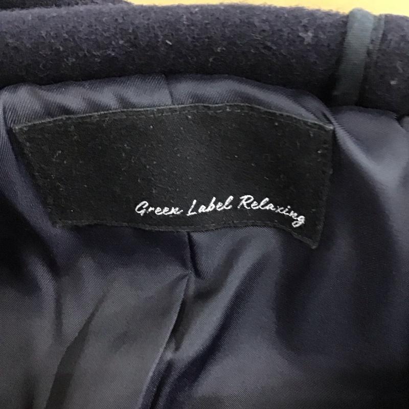 グリーンレーベルリラクシング green label relaxing コート コート一般 3625-139-1370 SC ダッフルコート 34 無地 紺 / ネイビー / レディース USED 古着 中古 10120347