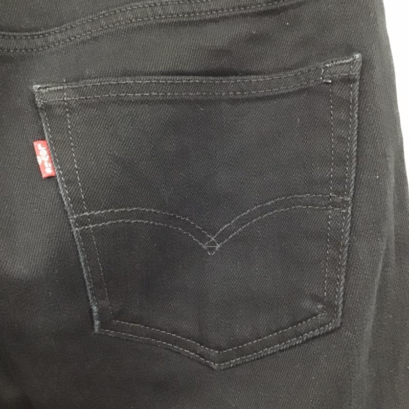 リーバイストラウスアンドコー Levi Strauss & co. パンツ デニム、ジーンズ デニムパンツ スリムパンツ ストレッチパンツ ジーンズ 32インチ 無地 黒 / ブラック /  メンズ USED 古着 中古 10123142