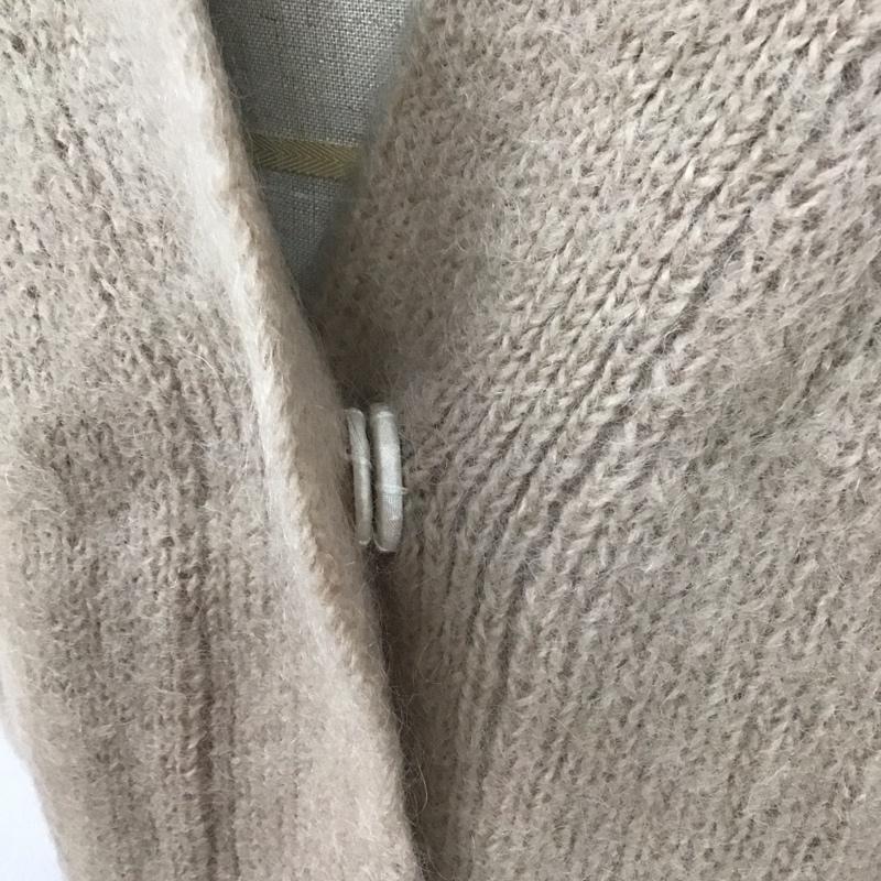 スナイデル SNIDEL カーディガン 長袖 SNTC12286-113 Vネック ウール モヘヤ タグ付き FREE 無地 ベージュ / ベージュ / レディース USED 古着 中古 10107945