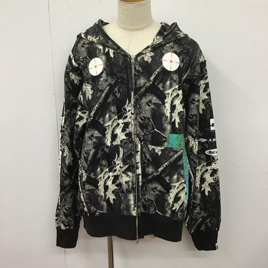 アベイシングエイプ A BATHING APE パーカー 長袖 ジップアップパーカー 長袖パーカー カジュアルジャケット XXL プリント マルチカラー / マルチカラー /  メンズ USED 古着 中古 10127670