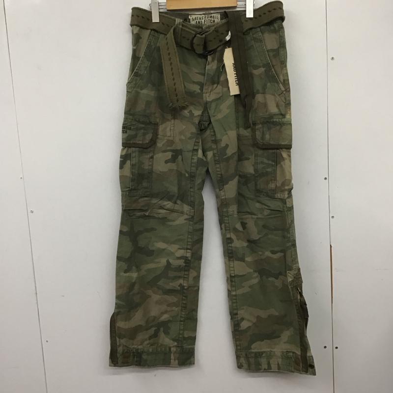 アバクロンビーアンドフィッチ ABERCROMBIE&FITCH パンツ ワークパンツ、ペインターパンツ ワークパンツ ワイドパンツ カジュアルパンツ ミリタリーパンツ M カモフラージュ柄・迷彩 マルチカラー / マルチカラー / メンズ USED 古着 中古 10139185