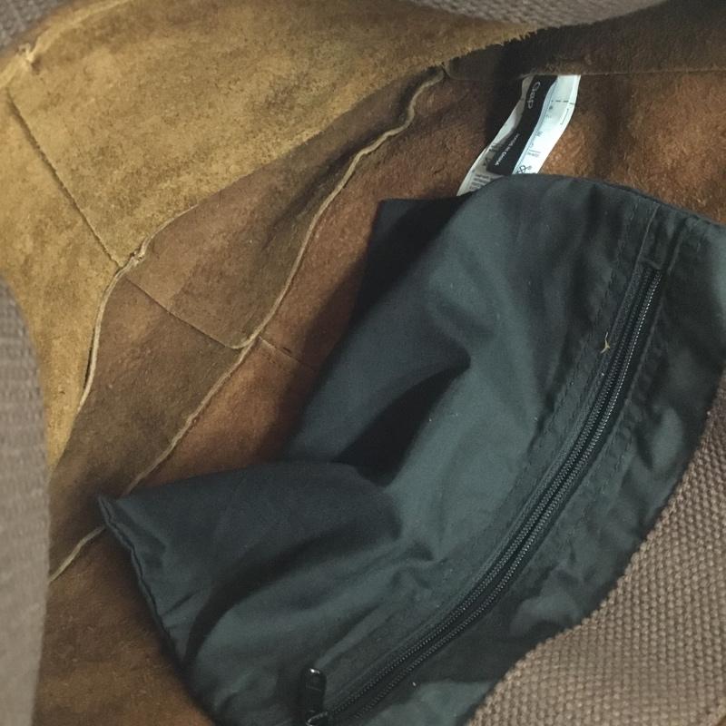 ギャップ GAP ショルダーバッグ ショルダーバッグ レザーバッグ 牛革 無地 茶 / ブラウン / メンズ USED 古着 中古 10134637