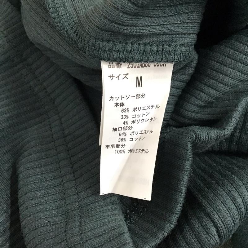 アズールバイマウジー AZUL BY MOUSSY カットソー 長袖 250GAB80-098H 袖シアー リブ M 無地 緑 / グリーン / レディース USED 古着 中古 10119384
