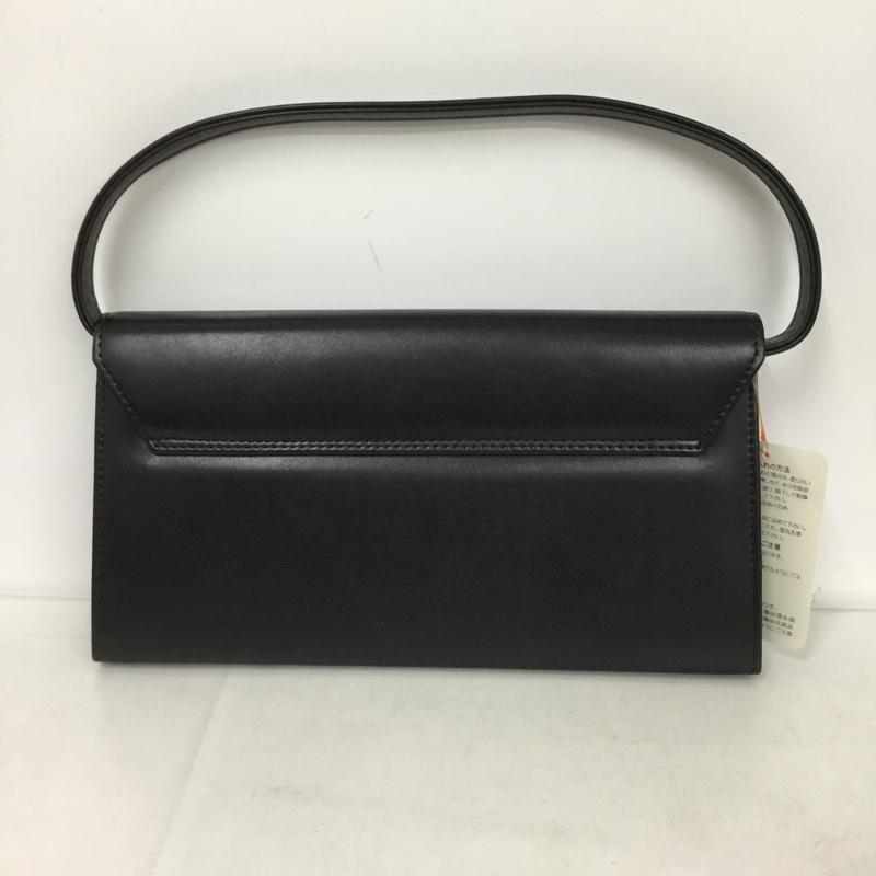 古着 USED ハンドバッグ ハンドバッグ フォーマルバッグ フェイクレザー 無地 黒 / ブラック / レディース USED 古着 中古 10132721