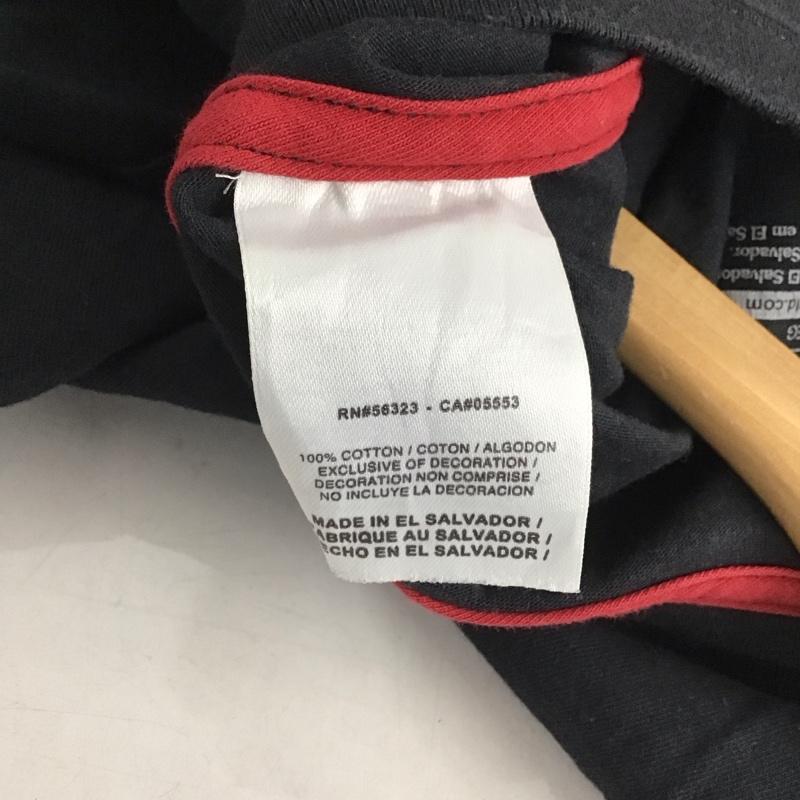 ナイキ NIKE Tシャツ 半袖 半袖カットソー プリントTシャツ クルーネックカットソー XL プリント 黒 / ブラック / メンズ USED 古着 中古 10145527