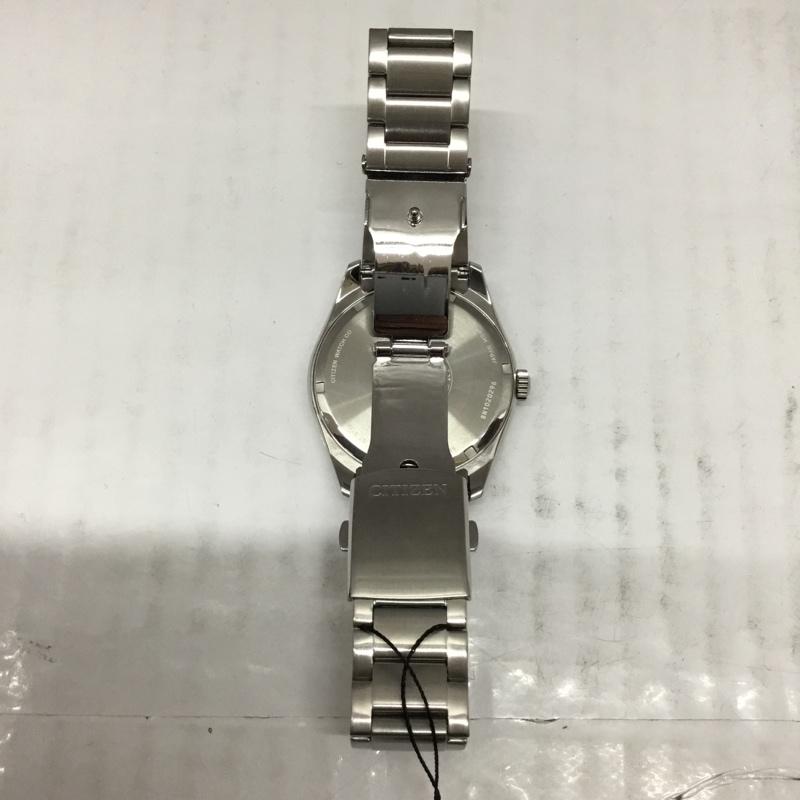 シチズン CITIZEN 腕時計 アナログ(クォーツ式) Eco Drive E111-S094615 箱有 ロゴ、文字 銀 / シルバー / X 紺 / ネイビー / メンズ USED 古着 中古 10106501
