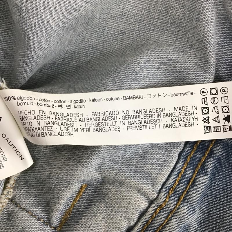 ザラメン ZARA MAN ジャケット、上着 ジャケット、ブレザー Gジャン デニムジャケット カラージャケット アウター S 無地 インディゴ / インディゴ / メンズ USED 古着 中古 10106765