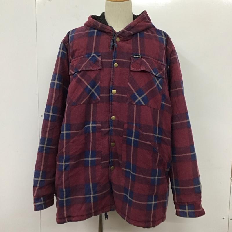 ディッキーズ Dickies ジャケット、上着 ジャケット、ブレザー ジャケットパーカー 前ボタン アウター XL チェック マルチカラー / マルチカラー /  メンズ USED 古着 中古 10124840