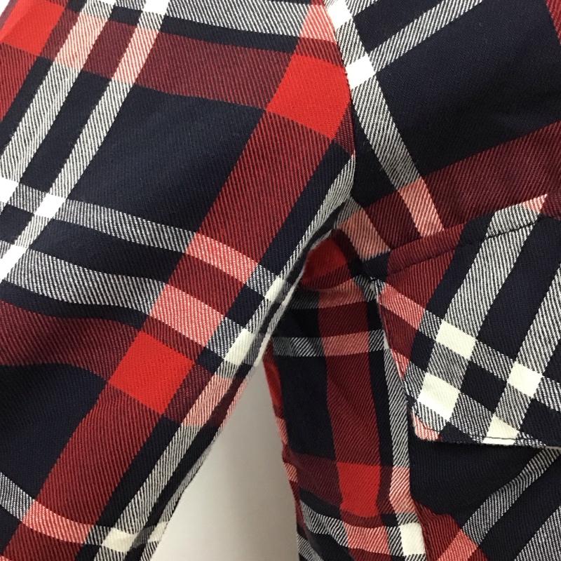 ザラウーマン ZARA WOMAN シャツ、ブラウス 長袖 ワークシャツ XS チェック 赤 / レッド / X 紺 / ネイビー / X 白 / ホワイト / レディース USED 古着 中古 10113478