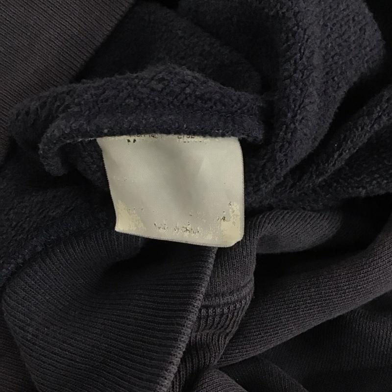 カーハート Carhartt トレーナー 長袖 長袖トレーナー スウェット クルーネック リブスウェットカットソー M ロゴ、文字 紺 / ネイビー / メンズ USED 古着 中古 10107682