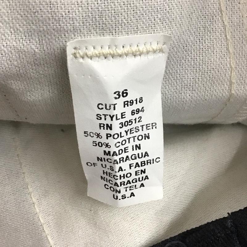 ベンデイビス BEN DAVIS パンツ ワークパンツ、ペインターパンツ ワークパンツ ワイドパンツ カジュアルパンツ 36 無地 黒 / ブラック / メンズ USED 古着 中古 10134687