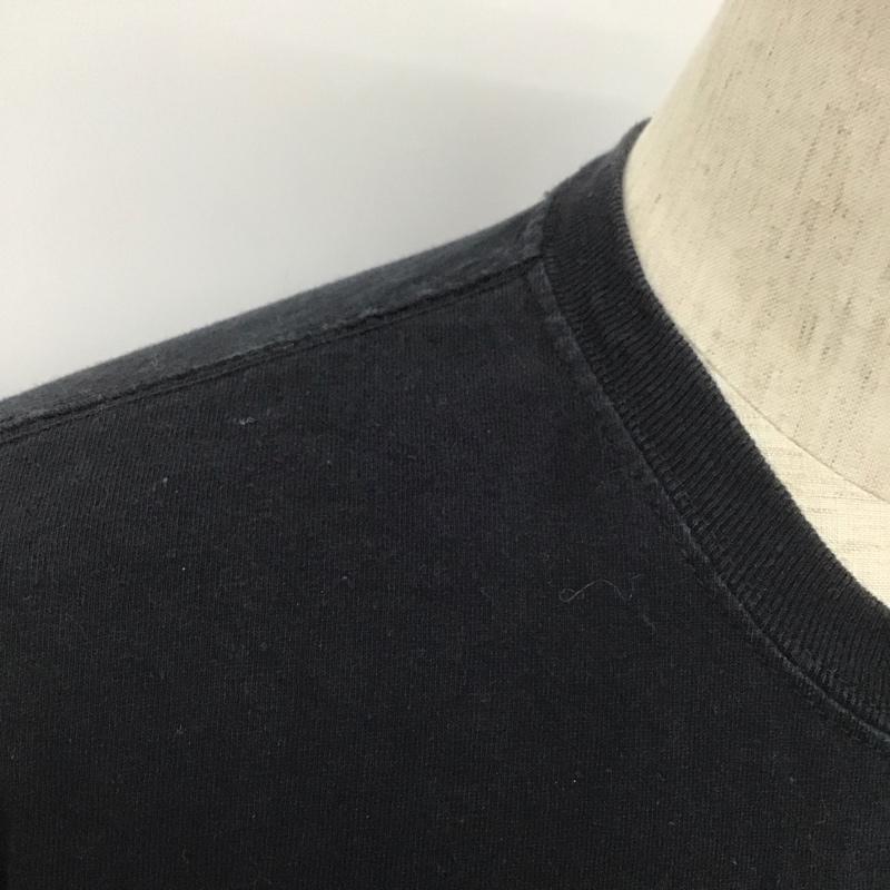 ギルダン GILDAN カットソー 長袖 長袖カットソー クルーネックカットソー ロングスリーブカットソー プリントTシャツ M プリント 黒 / ブラック /  メンズ USED 古着 中古 10108494