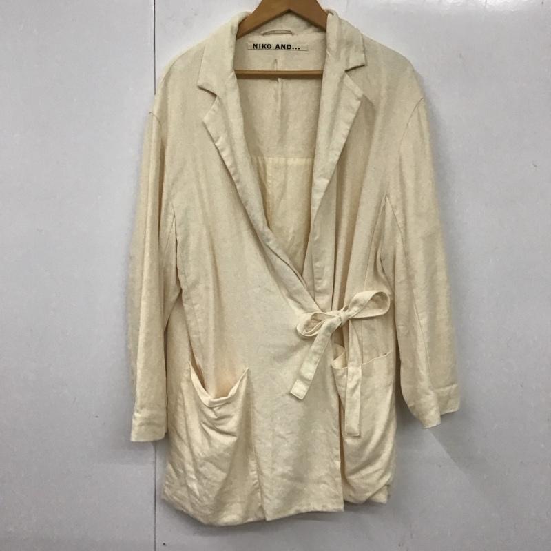 ニコアンド niko and... ジャケット、上着 ジャケット、ブレザー 87314400 FREE 無地 アイボリー / アイボリー / レディース USED 古着 中古 10131047